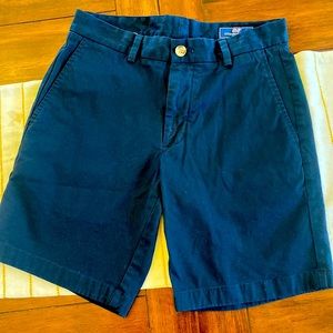Vineyard Vines Navy 8 inch Stretch Breaker Shorts! Men’s 28 / Boy’s 14